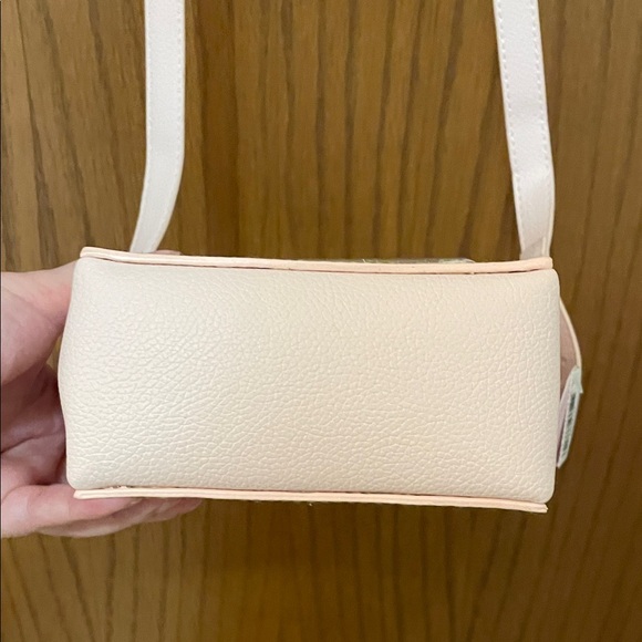 Bath & Body Works NWT Ice Skating Pink Mouse Snow Globe Bag with Gold Base - Picture 7 of 11